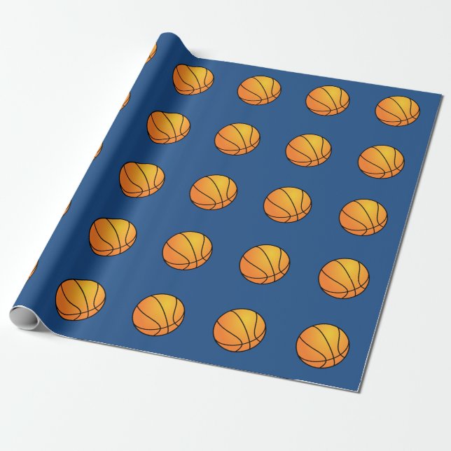 Regalo Papel de embalaje del baloncesto (Desenrollado)