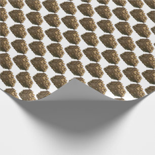 Regalo Papel de embalaje del brownie del dulce de azúcar