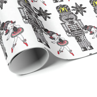 Regalo Papel de embalaje del cascanueces