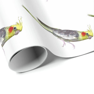 Regalo Papel de embalaje del Cockatiel