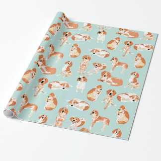 Regalo Papel de embalaje del Coonhound de Redtick
