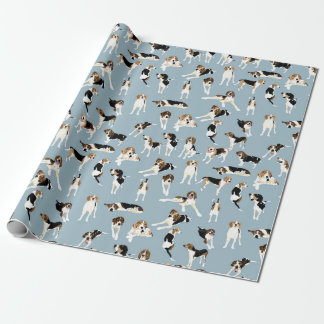 Regalo Papel de embalaje del Coonhound del caminante del