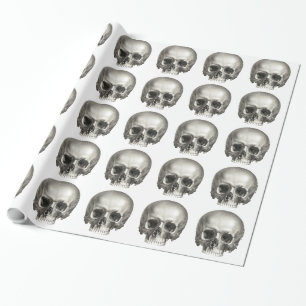 Regalo Papel de embalaje del cráneo