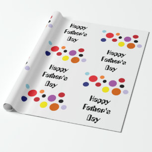 Regalo Papel de embalaje del día de padre por el