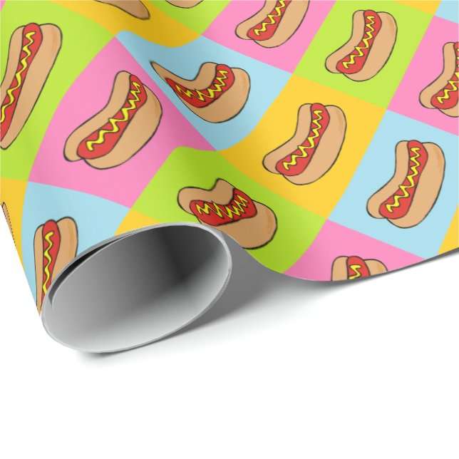 Regalo Papel de embalaje del diseño de los perritos (Esquina del rollo)
