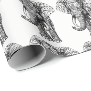 Regalo Papel de embalaje del diseño del elefante
