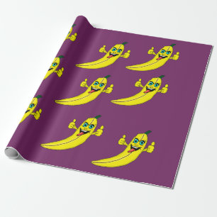 Regalo Papel de embalaje del diseño del plátano