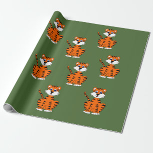 Regalo Papel de embalaje del diseño del tigre