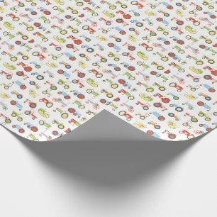 Regalo Papel de embalaje del diseño del tractor