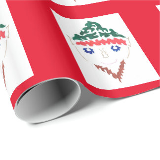 Regalo Papel de embalaje del duende del navidad