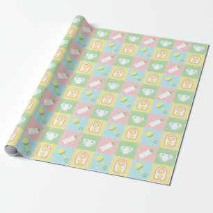 Regalo Papel de embalaje del edredón del bebé