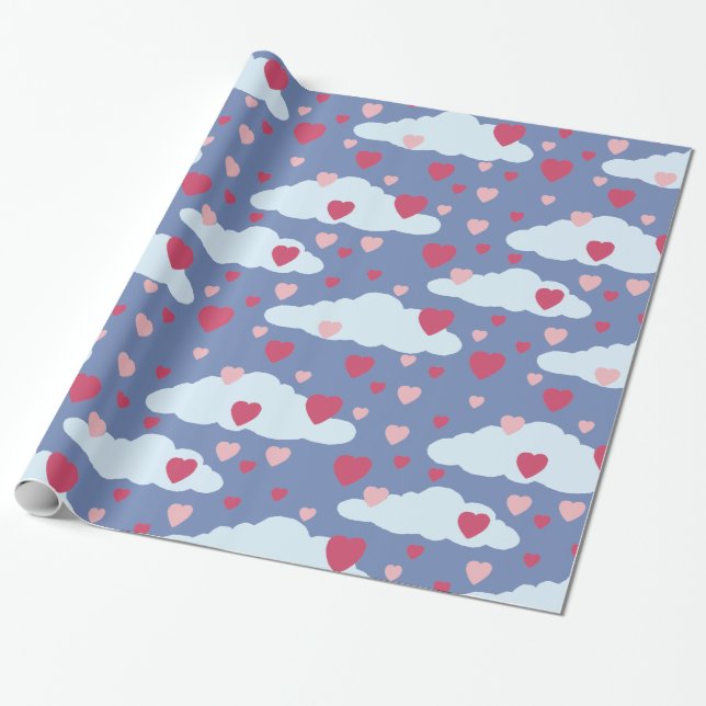 Regalo Papel de embalaje del el día de San Valentín de (Desenrollado)