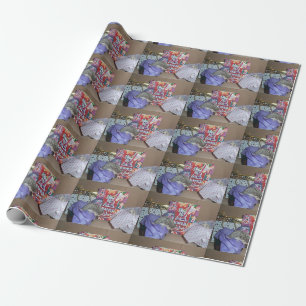 Regalo Papel de embalaje del erizo del navidad