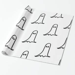 Regalo Papel de embalaje del FANTASMA PARA HALLOWEEN