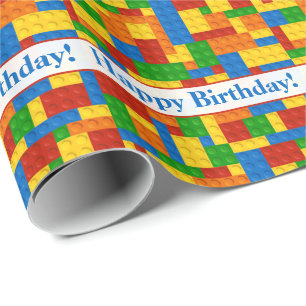 Regalo Papel de embalaje del feliz cumpleaños de los