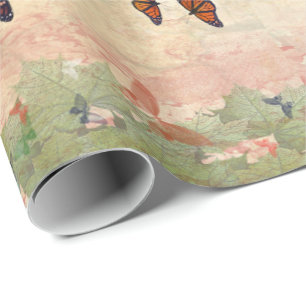 Regalo Papel de embalaje del jardín del monarca