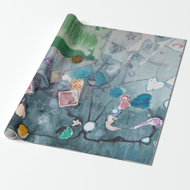 Regalo Papel de embalaje del laboratorio del arte de (Desenrollado)