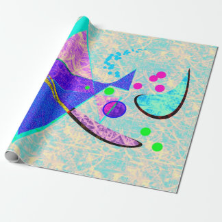 Regalo Papel de embalaje del lustre de la foto del arte