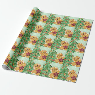 Regalo Papel de embalaje del lustre de la foto del hombre