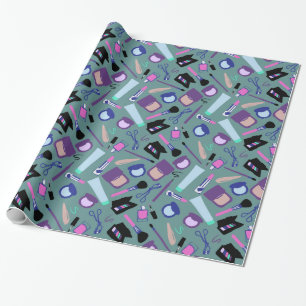 Regalo Papel de embalaje del maquillaje V1