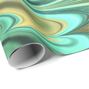 Regalo Papel de embalaje del mármol 6-2 del fractal