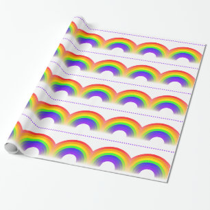 Regalo Papel de embalaje del modelo del arco iris