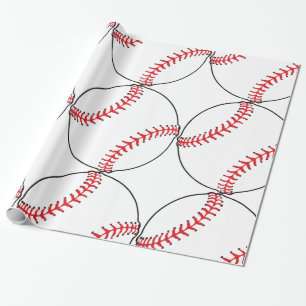 Regalo Papel de embalaje del modelo del béisbol