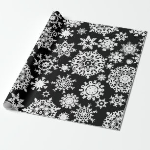 Regalo Papel de embalaje del modelo del copo de nieve del