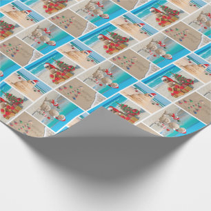 Regalo Papel de embalaje del muñeco de nieve de Beachin