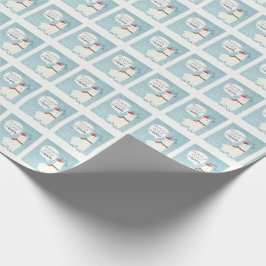 Regalo Papel de embalaje del navidad de la llama