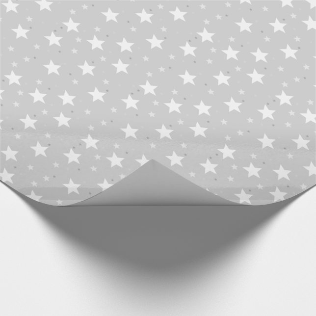 Regalo Papel de embalaje del navidad de la plata del (Esquina)