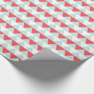 Regalo Papel de embalaje del navidad de la verde menta y