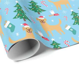 Regalo Papel de embalaje del navidad de Labrador
