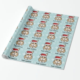Regalo Papel de embalaje del navidad del conejo del