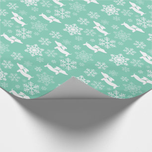 Regalo Papel de embalaje del navidad del copo de nieve