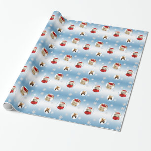 Regalo Papel de embalaje del navidad del copo de nieve y