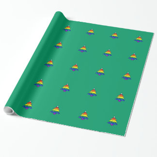 Regalo Papel de embalaje del navidad del orgullo del