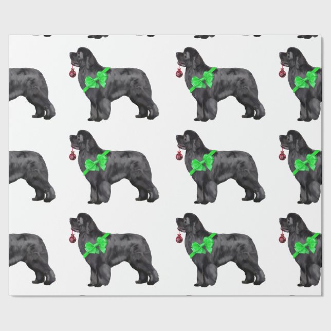 Regalo Papel de embalaje del navidad del perro de (Costura)
