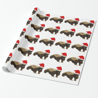 Regalo Papel de embalaje del navidad del tejón de miel