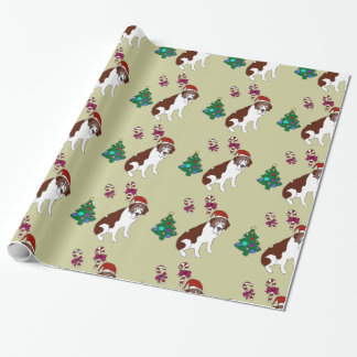 Regalo Papel de embalaje del perro de Custiom St Bernard