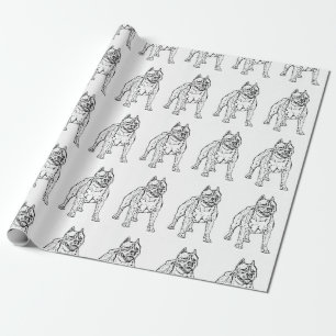 Regalo Papel de embalaje del perro de Staffordshire