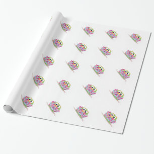 Regalo Papel de embalaje del ramo del brote