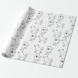 Regalo Papel de embalaje del samoyedo