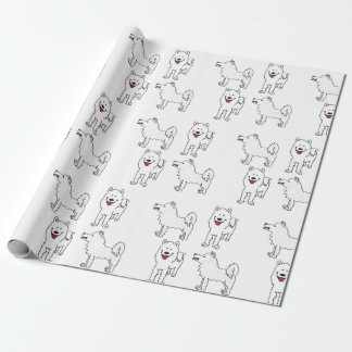 Regalo Papel de embalaje del samoyedo