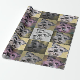 Regalo Papel de embalaje del Schnauzer para todas las