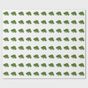 Regalo Papel de embalaje del Triceratops