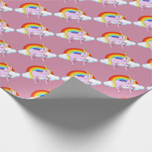 Regalo Papel de embalaje del unicornio