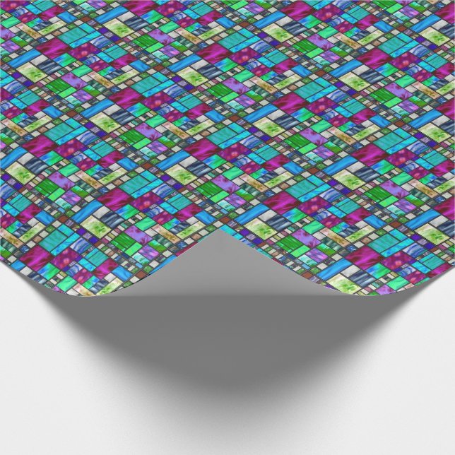 Regalo Papel de embalaje del vitral (Esquina)
