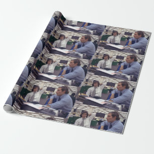 Regalo papel de embalaje del woodstein