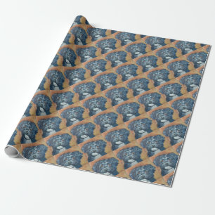 REGALO PAPEL DE EMBALAJE DULCE DEL PERRITO DE HAVANESE